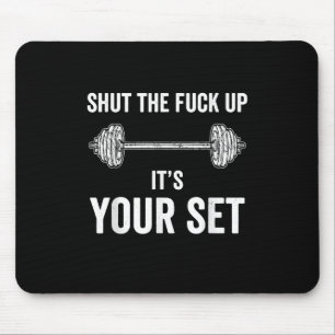 Alfombrilla De Ratón Gracioso Gym Workout es tu presupuesto establecido