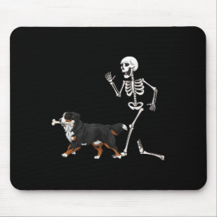 Alfombrilla De Ratón Gracioso Halloween Perro De Montaña Bernés Y Esque