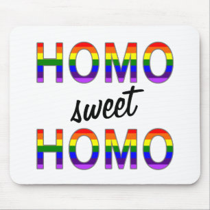 Alfombrilla De Ratón Gracioso Homo Gay Sweet Homo