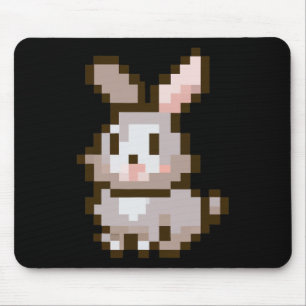 Alfombrilla De Ratón Gracioso juego de video de Pascua Pixelado Cute