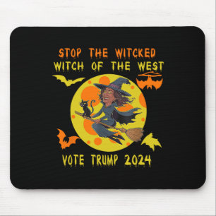 Alfombrilla De Ratón Gracioso Kamala Harris Detener A La Bruja Malvada 