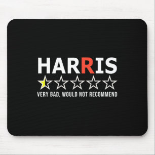 Alfombrilla De Ratón Gracioso Kamala Harris Muy Malo No Recomendaría V