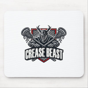 Alfombrilla De Ratón Gracioso Lacrosse Ops Aviso De Crease Bease Lax Go