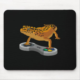 Alfombrilla De Ratón Gracioso Leopard Gecko Bearded Dragon Gift Kids Gu