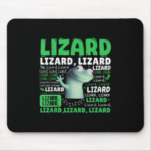 Alfombrilla De Ratón Gracioso Lizard Meme Animal Women Hombres _1