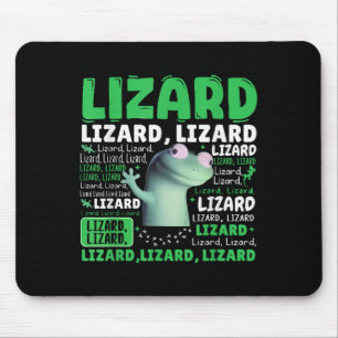 Alfombrilla De Ratón Gracioso Lizard Meme Animal Women Hombres _3