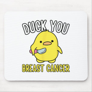 Alfombrilla De Ratón Gracioso Pato Usted Cáncer de Mama Supervivencia L