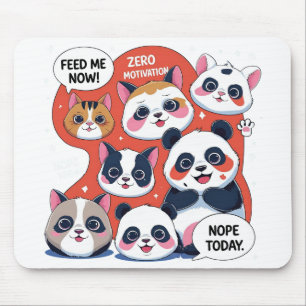 Alfombrilla De Ratón Gracioso Personalizado animal - Diseño de humor in