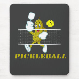 Alfombrilla De Ratón Gracioso Pickle Jugando Pickleball
