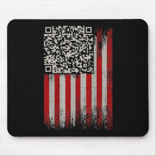 Alfombrilla De Ratón Gracioso Qr Trump con código de baile
