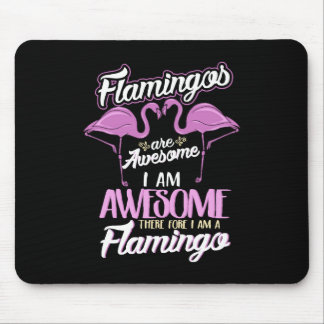 Alfombrilla De Ratón Gracioso regalo de Amante Famingo Flamingos