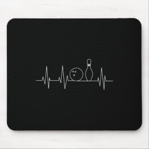 Alfombrilla De Ratón Gracioso Regalo De Boliche Cute Ekg Bowlers Para H