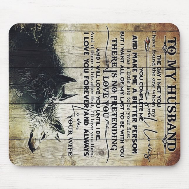 Alfombrilla De Ratón Gracioso Regalo Para El Hombre | Citas divertidas  (Frente)