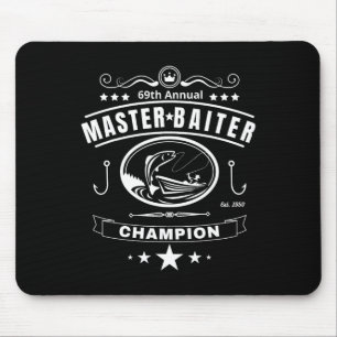 Alfombrilla De Ratón Gracioso regalo para hombres campeón de pesca