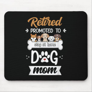 Alfombrilla De Ratón Gracioso Retirado Perro Mamá Regalo Cute Pet Lover