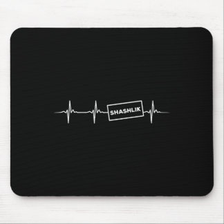 Alfombrilla De Ratón Gracioso Shashlik Heartbeat Ruso Bbq Outfit Carne