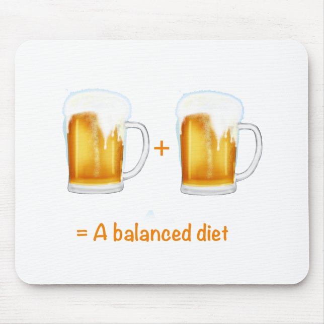 Alfombrilla De Ratón Graciosos regalos de los amantes de la cerveza - ¿ (Frente)