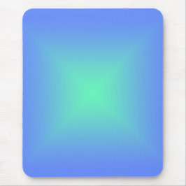 Alfombrilla De Ratón Gradiente de diamante azul a verde aguamarina