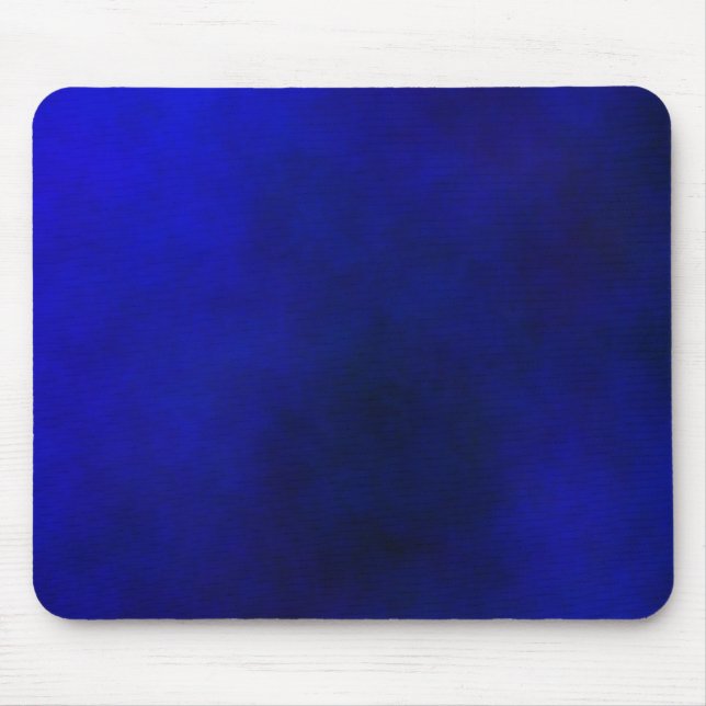 Alfombrilla De Ratón Gradiente de plasma azul profundo (Frente)