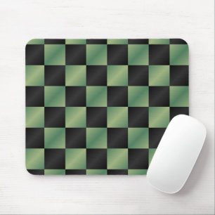 Alfombrilla De Ratón Gradiente negro verde oliva moderno controlado
