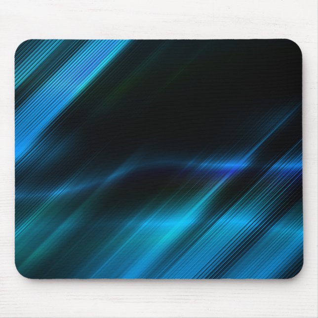 Alfombrilla De Ratón Gradiente negro y azul (Frente)