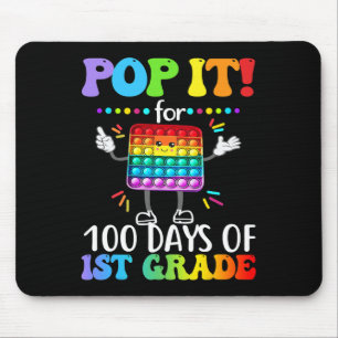 Alfombrilla De Ratón Grado Pop It por 100 días Feliz 100° día de compra