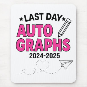 Alfombrilla De Ratón Graduación de las autografías 2024-2025 del último