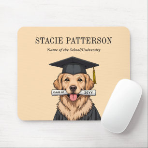 Alfombrilla De Ratón Graduación de personalizado Perro recuperador de o