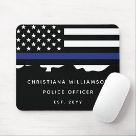 Alfombrilla De Ratón Graduación en la Academia de Policía de personaliz