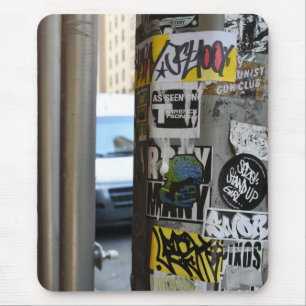 Alfombrilla De Ratón Graffiti urbano en Nueva York Fotografía de arte c