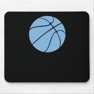 Alfombrilla De Ratón Gráfica De Baloncesto Azul De Luz Azul De Carolina