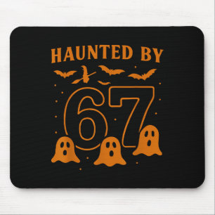 Alfombrilla De Ratón Gráfico de fantasma de Halloween embrujado por 67