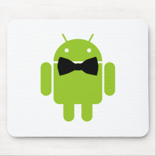 Alfombrilla De Ratón Gráfico de iconos formales del robot Android