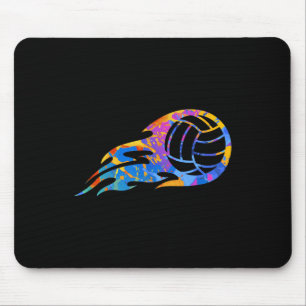 Alfombrilla De Ratón Gráfico de voleibol deportivo colorido - Voleiboli