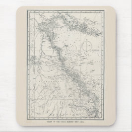 Alfombrilla De Ratón Gráfico del Mapa del Área de la Gran Barrera de Ar