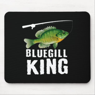 Alfombrilla De Ratón Gràfico divertido de pesca de pez sol azul agua du