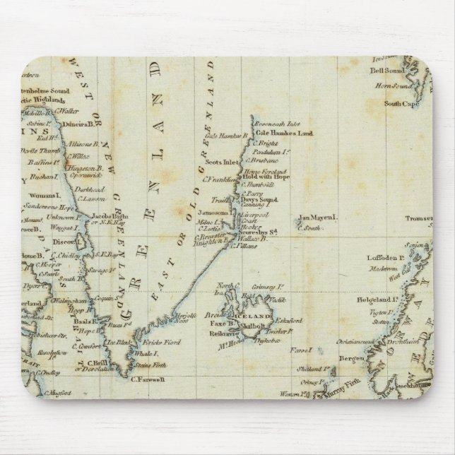 Alfombrilla De Ratón Gráfico, Mares Polares (Frente)