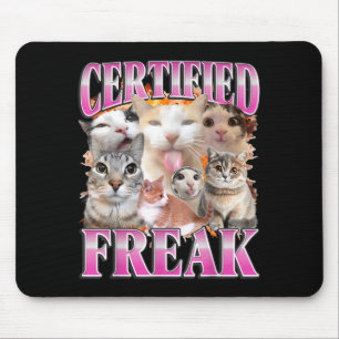 Alfombrilla De Ratón Gráficos de gato certificados bootleg divertido hu