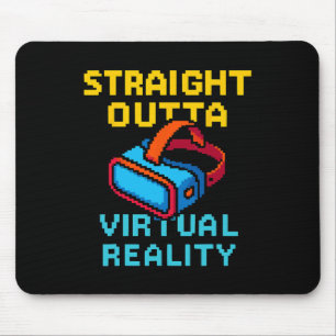 Alfombrilla De Ratón Gráficos de Realidad Virtual con Arte de Píxel Ret