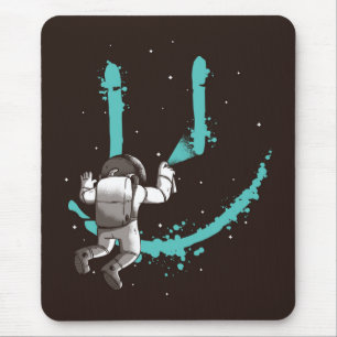 Alfombrilla De Ratón grafitti astronauta