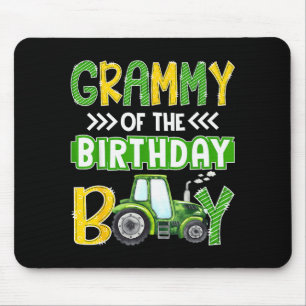 Alfombrilla De Ratón Grammy del niño de cumpleaños tractores camiones d