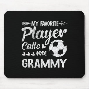Alfombrilla De Ratón Grammy Fútbol Mi Jugador Favorito Me Llama Grammy 