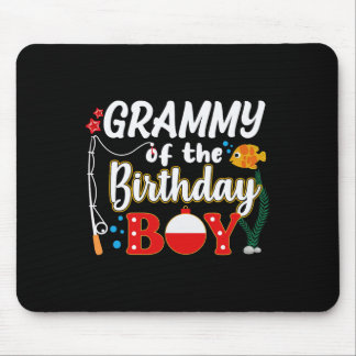 Alfombrilla De Ratón Grammy Of Birthday Fishing Family