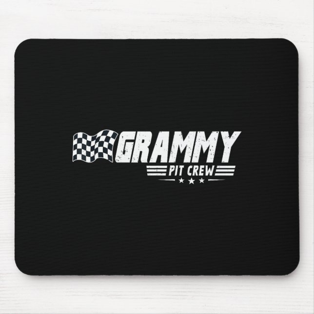 Alfombrilla De Ratón Grammy T Crew Race Car Birthday Family Racing  (Frente)