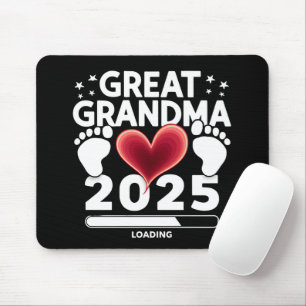 Alfombrilla De Ratón Gran abuela cargando Invitación de embarazo 2025