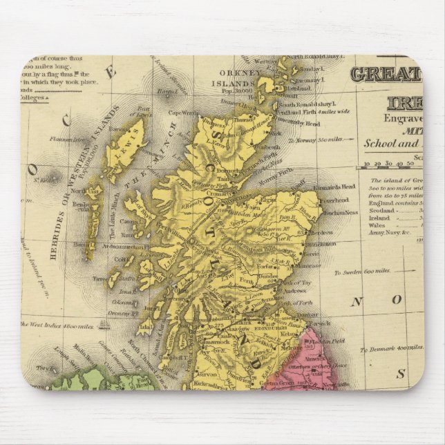 Alfombrilla De Ratón Gran Bretaña e Irlanda (Frente)