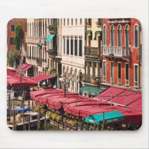 Alfombrilla De Ratón Gran Canal de Venecia Italia con los barcos de la
