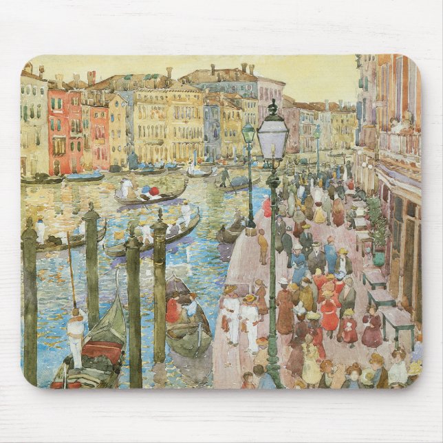 Alfombrilla De Ratón Gran Canal de Venecia, por Maurice Prendergast (Frente)