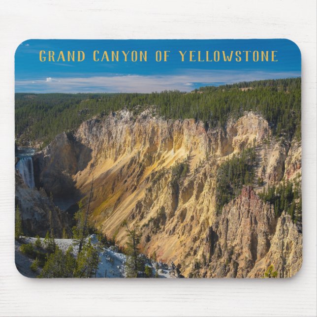 Alfombrilla De Ratón Gran Cañón de Yellowstone (Frente)