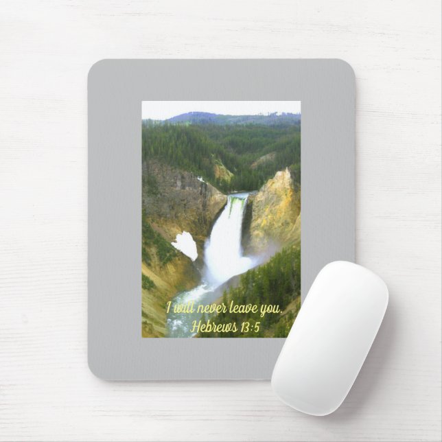 Alfombrilla De Ratón Gran Cañón de Yellowstone Mousepad (Con ratón)